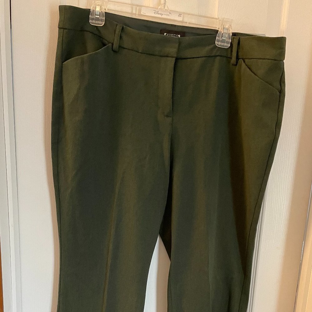 Express Editor barely boot low rise pants 16